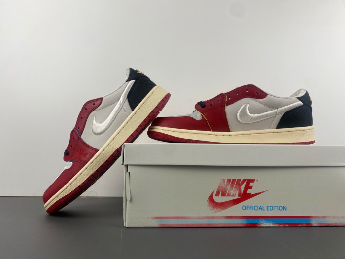trophy room x air jordan 1 low og “home” hv6157-100