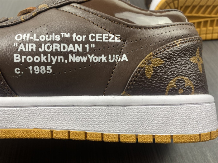 air jordan 1 ow top (with case)