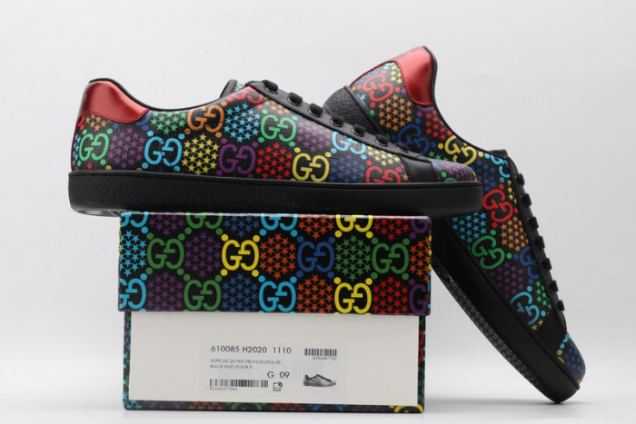 gucc ace embroidered low-top sneaker 610085 h2020 1110