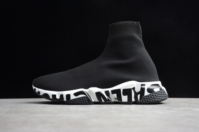 blcg speed sneaker black-white 605972 w05ge 1015