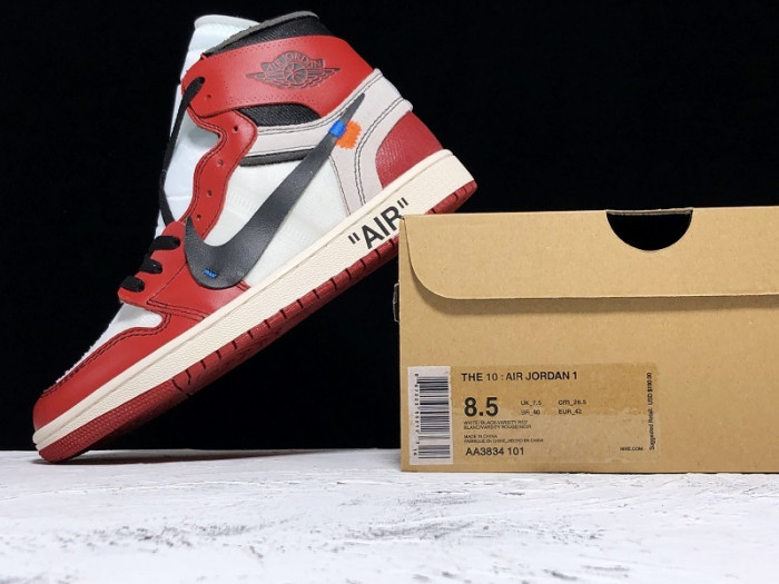 air jordan 1 retro high ow chicago aa3834-101