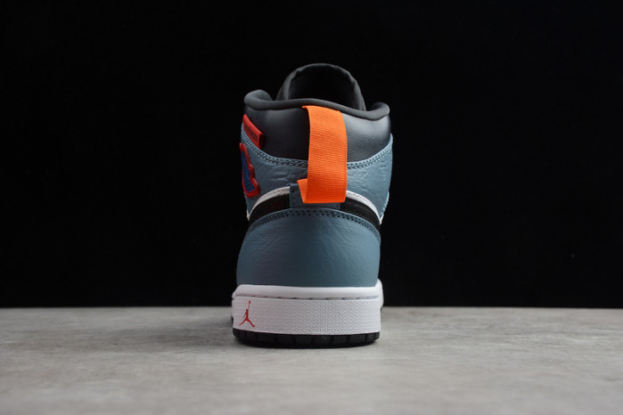 F**etasm x jordan 1 mid fearless blue white cu2802-100