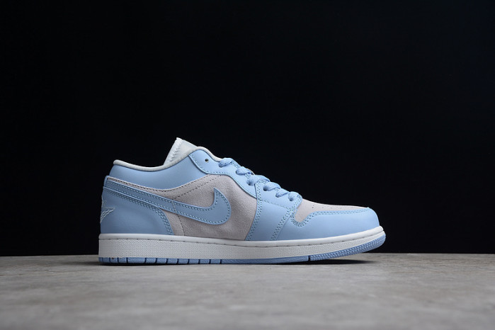 air jordan 1 low football grey aluminum (w) dc0774-050