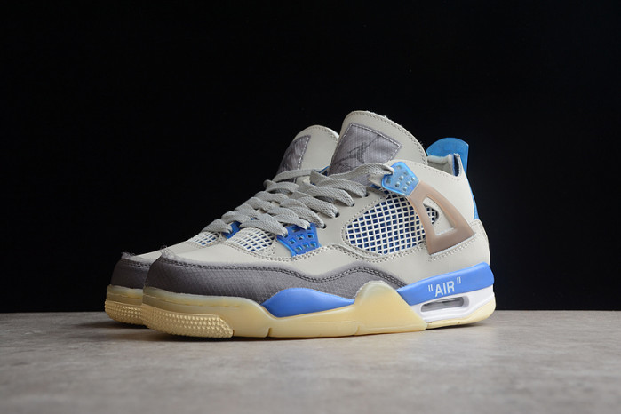 off-white x air jordan 4 retro " sail " cv9388-101