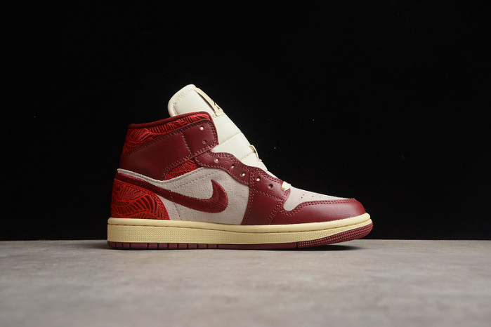 air jordan 1 mid se wmns “tiki leaf”dz2820-601