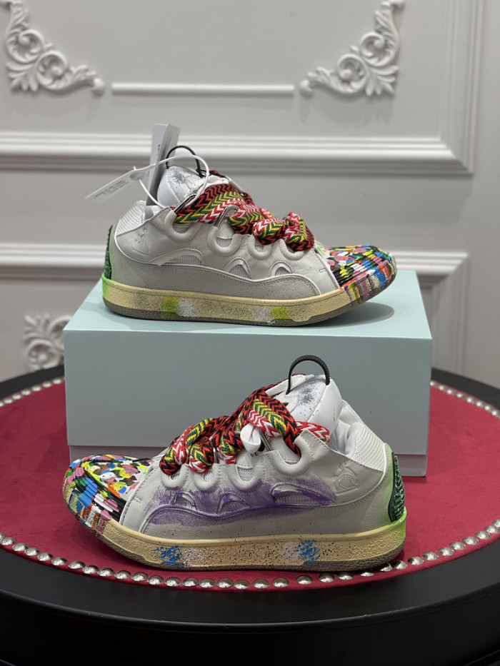 lanvin curb sneaker