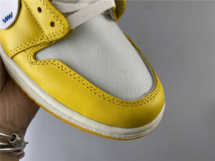 air jordan 1 x ow nrg white yellow aq0818-149