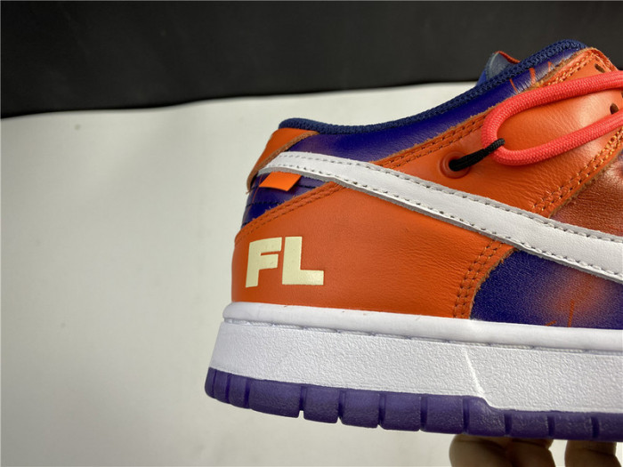ow x nike sb dunk low orange perple white ct0856-801