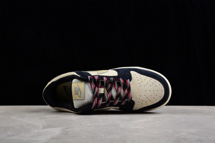 nike dunk low lx black suede team gold (w) dv3054-001