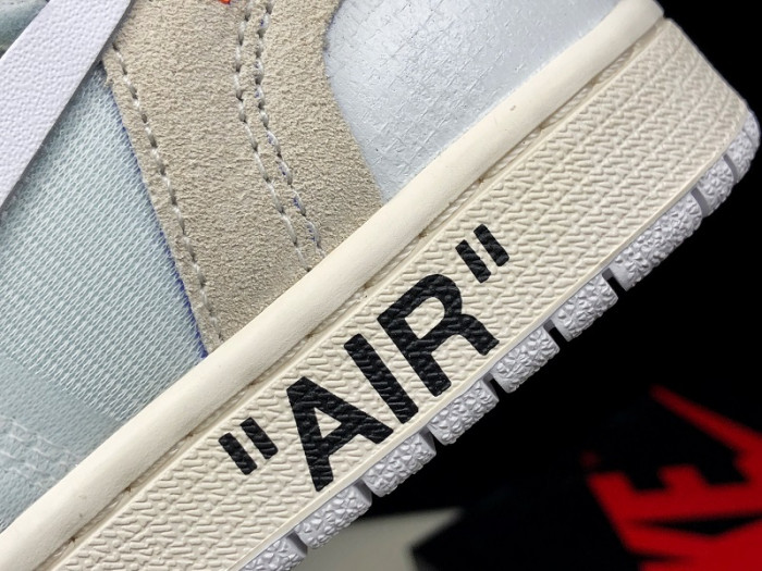 air jordan 1 retro high ow white aq0818-100