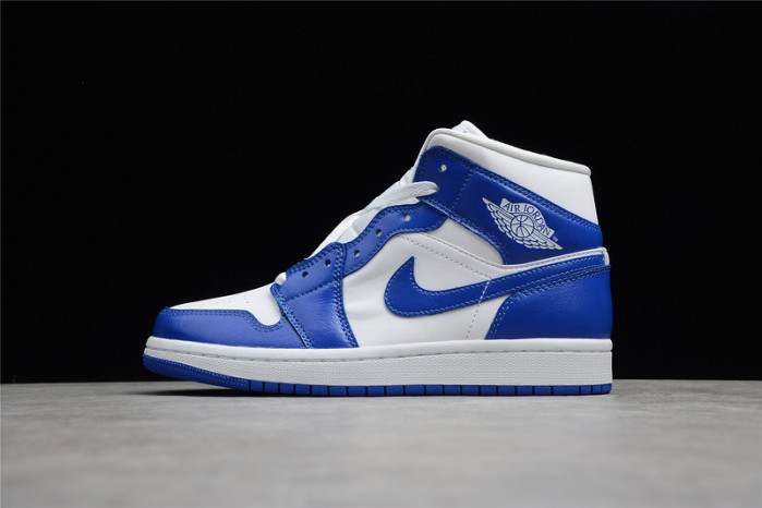 air jordan 1 mid ''kentucky blue'' bq6472-104