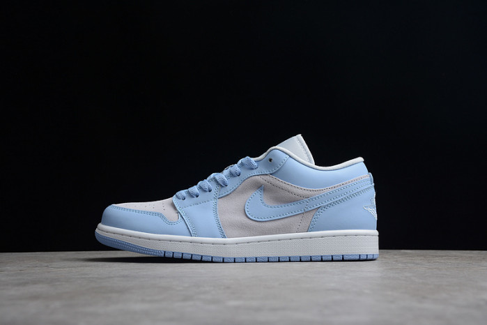air jordan 1 low football grey aluminum (w) dc0774-050