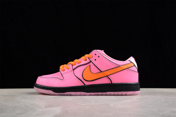 the powerpuff girls x nike sb dunk low “blossom” fd2631-600