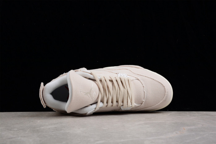 air jordan 4 retro blank canvas (w) dq4909-100
