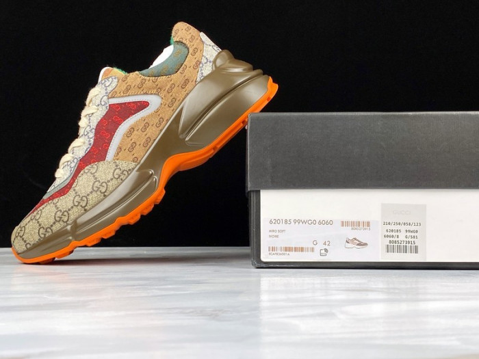 gucc rhyton vintage trainer sneaker 620185 99wg0 6060
