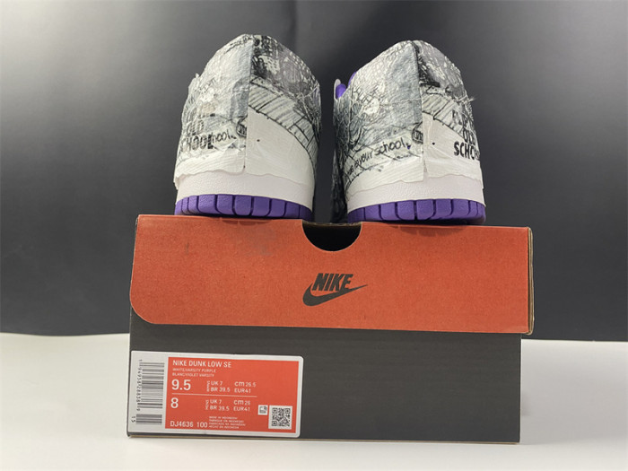 nike dunk low flip the old school dj4636-100
