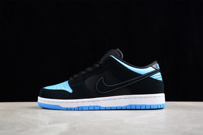 nike sb dunk low “black/university blue” 304292-048