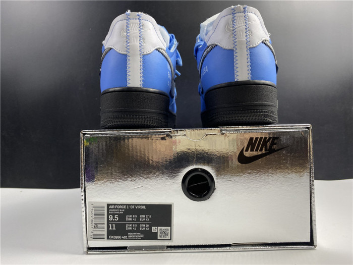 nike ow x air force 1 low university blue ck0866-401