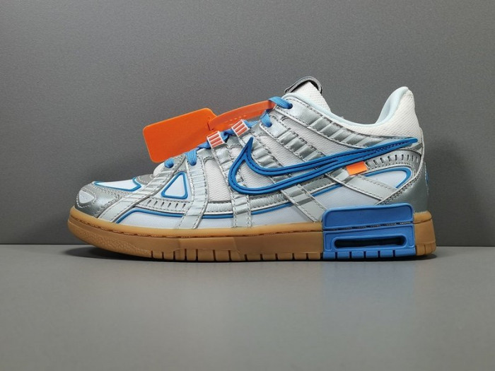 ow nike air rubber dunk "university blue" cu6015-100