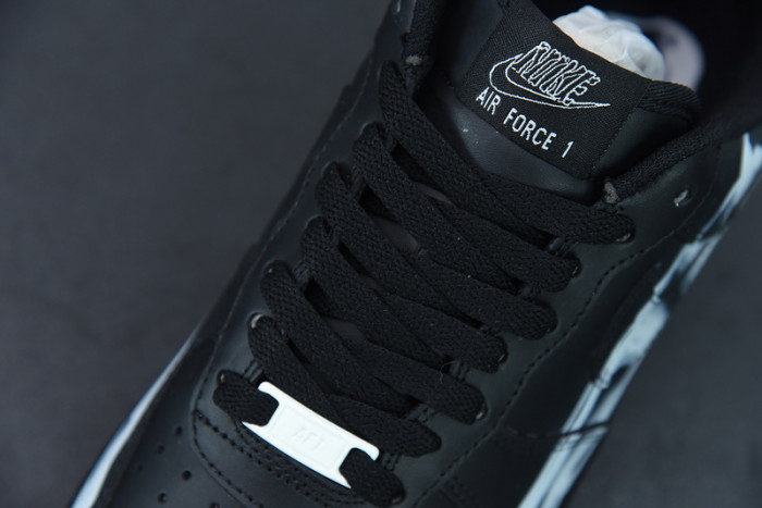 nike air force 1 low black skeleton halloween (2019) bq7541-001