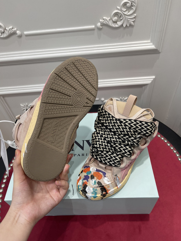 lanvin curb sneaker