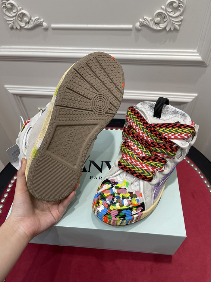 lanvin curb sneaker