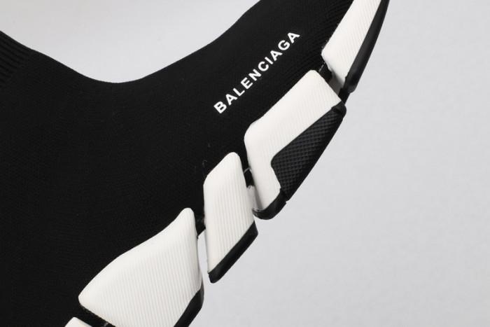 blcg speed sneaker black and white