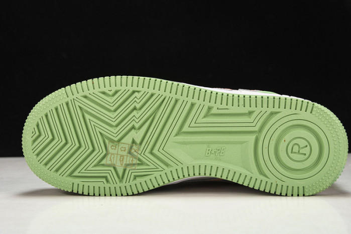 a bathing ape bape sta pastel green hp33-136