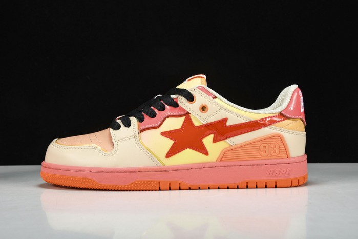 a bathing ape bape sk8 sta orange hp33-135