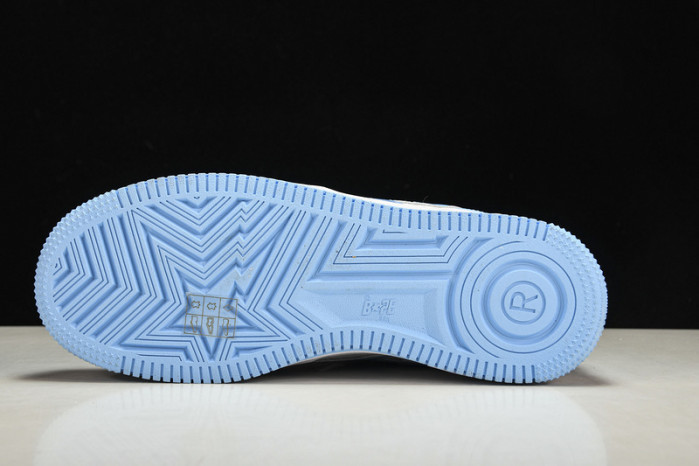 a bathing ape bape sta low blue hp33-124