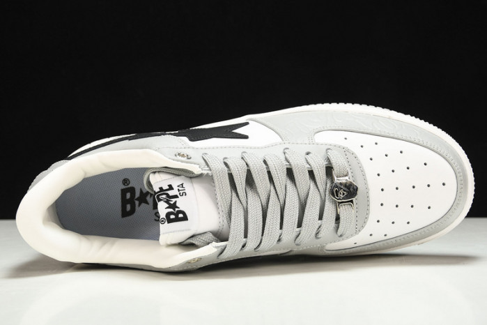 a bathing ape bape sta low grey black hp33-131