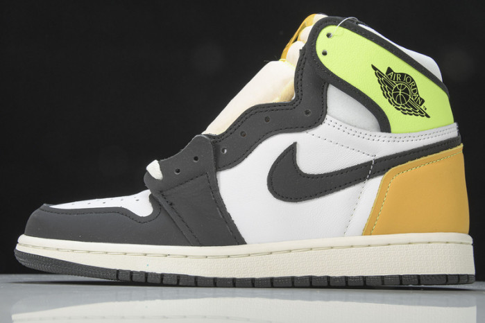 air jordan 1 retro high og ''volt gold'' 555088-118