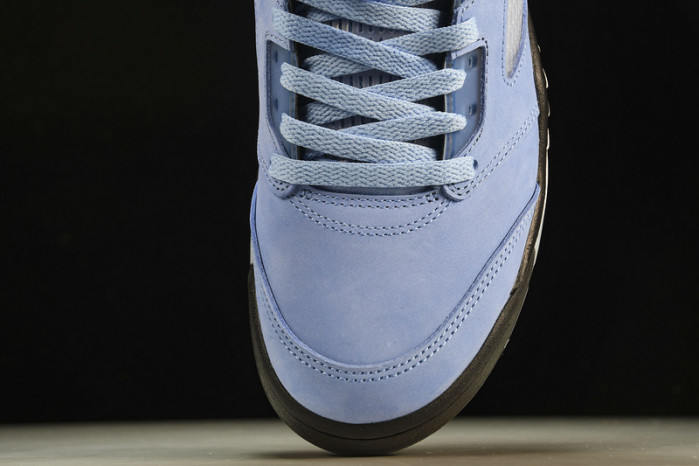 air jordan 5 unc black/clear-white-metallic silver dv1310-401