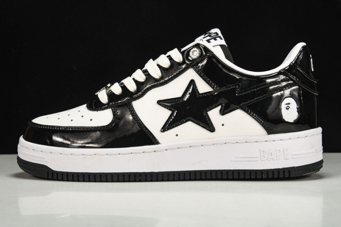 a bathing ape bape sta low black hp33-127