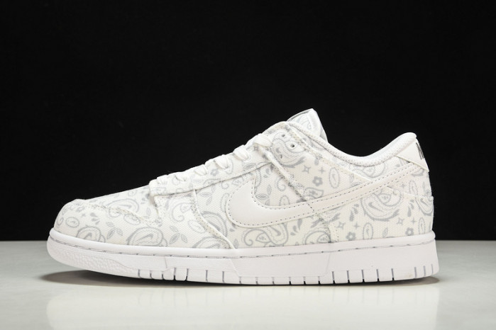 nike dunk low wmns white paisley dj9955-100