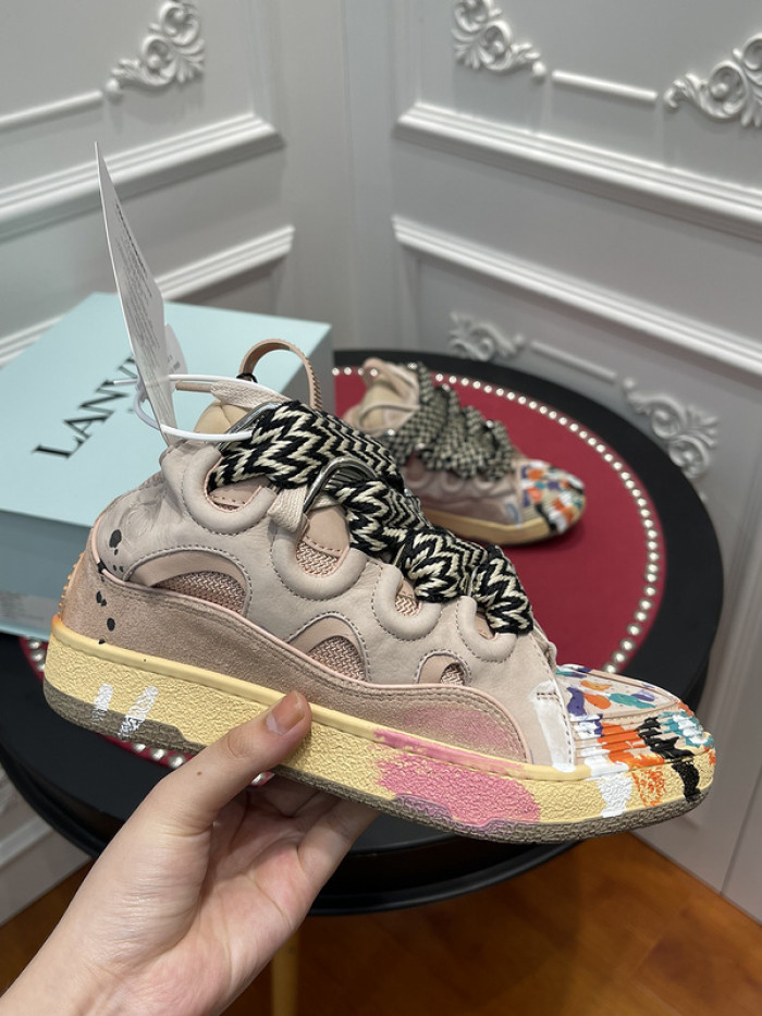 lanvin curb sneaker