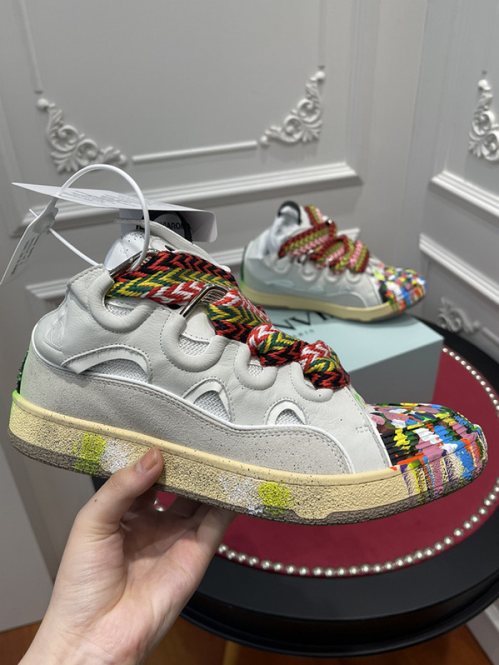 lanvin curb sneaker