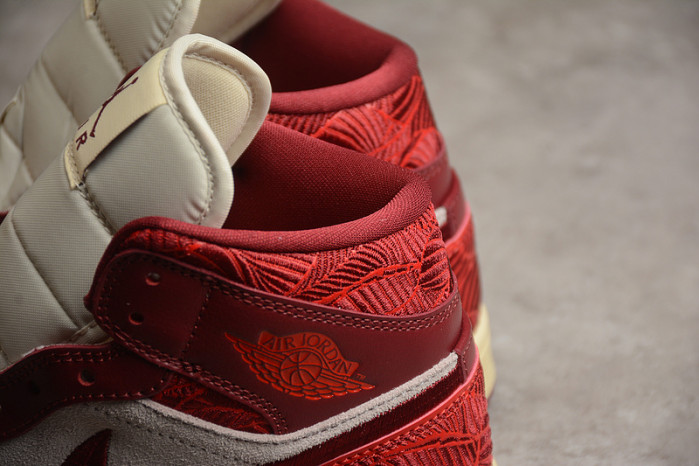 air jordan 1 mid se wmns “tiki leaf”dz2820-601