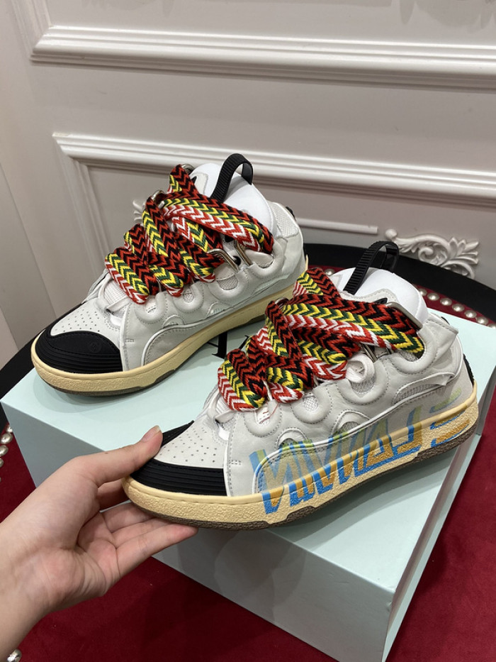 lanvin curb sneaker
