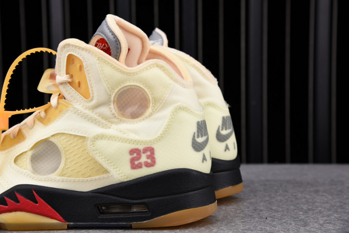 air jordan 5 retro ow sail dh8565-100
