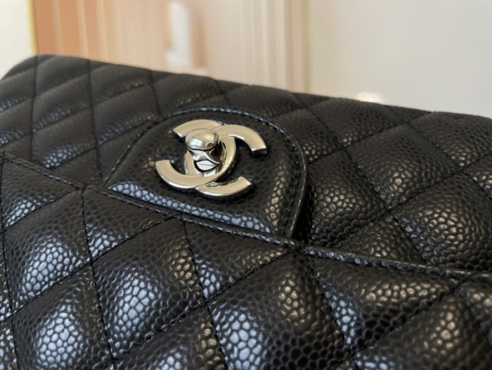 c*h*a*nel flap caviar bag