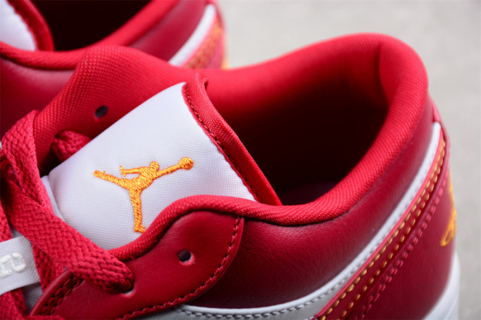 air jordan 1 low “cardinal” 553558-607