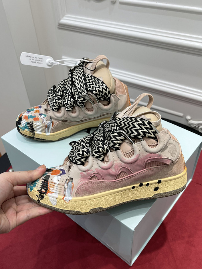 lanvin curb sneaker