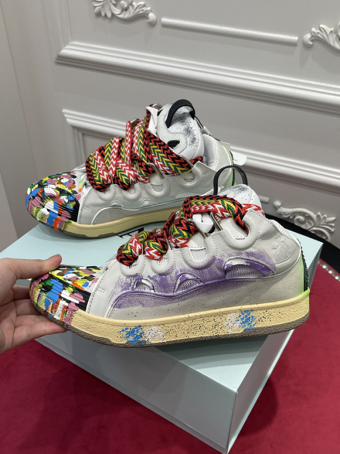 lanvin curb sneaker