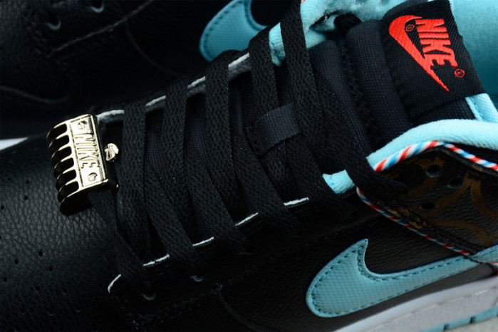 nike dunk low se barber shop black dh7614-001