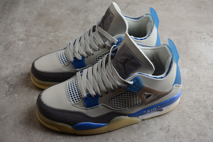 off-white x air jordan 4 retro " sail " cv9388-101