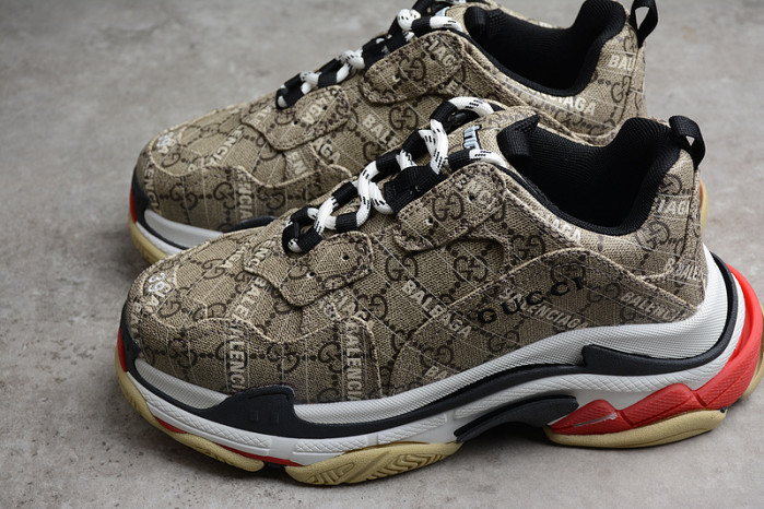 gucc x Ba*len*cia*ga triple s sneaker 681066 ulz10 9795