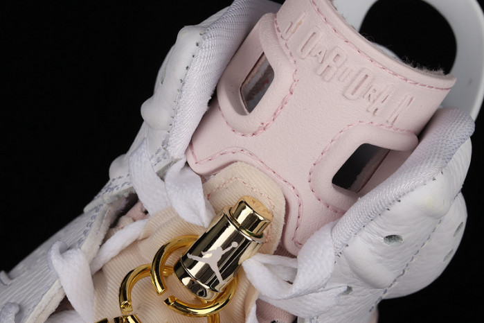 air jordan 6 retro gold hoops dh9696-100