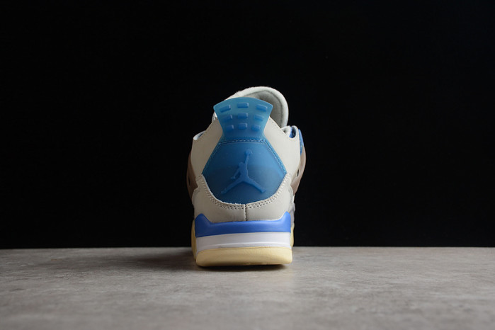off-white x air jordan 4 retro " sail " cv9388-101
