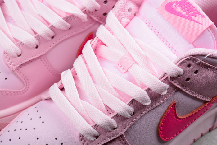 nike dunk low triple pink (ps) dh9756-600